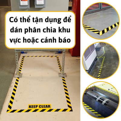 Cuộn Băng Keo Nhám Cát Màu Đen Vàng Chống Trượt Phân Chia Khu Vực Độ Nhám Cao Ma Sát Cao Dán Cầu Thang Legaxi