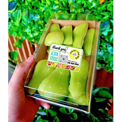 100phan100 Hộp trái cây tươi cắt sẵn Dưa Lưới, Mít Thái, Mận Tam Hoa [Hỏa tốc HCM]