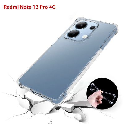 Ốp lưng dành cho Xiaomi Redmi Note 13 4G, Xiaomi Redmi Note 13 Pro 4G dẻo trong chống sốc cao cấp -Hàng chính hãng