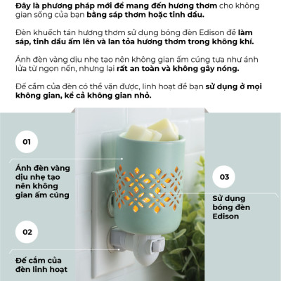 Đèn khuếch tán hương thơm Yankee Candle - Soft Mint Pluggable