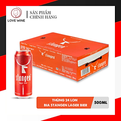Bia Stangen Lager Beerr 5.4% - Thùng 24 lon 500ml