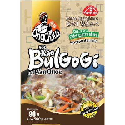 Combo 5 Gói Sốt Xào Bulgogi Kiểu Hàn Quốc Ông Chà Và 90gr