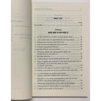 Sách - Giáo Trình Tư Duy Pháp Lý (Tái bản lần thứ nhất)