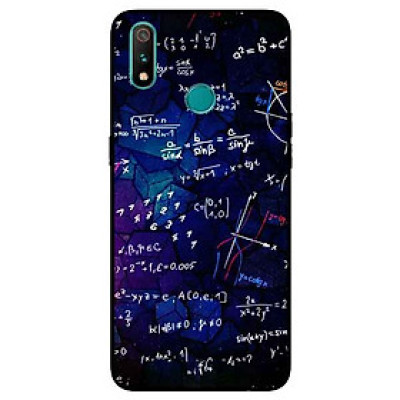 Ốp Lưng in cho Realme 3 Mẫu Họa Tiết Số Học - Hàng Chính Hãng