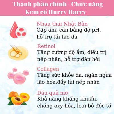 [CHĂM SÓC CHUYÊN SÂU] Combo Bộ Sản Phẩm KEM DƯỠNG CỔ & THỎI SON MẮT Nhật Bản, MICCOSMO Hurry Harry, Xóa Bỏ Nếp Nhăn, Ngăn Ngừa Lão Hóa - CB12)