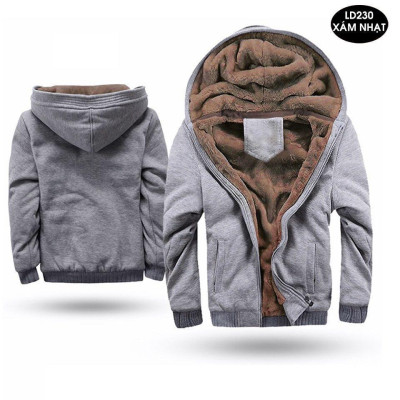 Áo Khoác Nỉ Lót Lông Thời Trang Cao Cấp PONIVA Chất Liệu Dày Mịn Và Ấm Áp Cho Mùa Đông