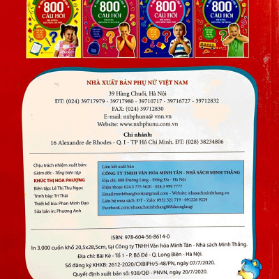 Giáo Dục Sớm Phát Triển Trí Não - 800 Câu Hỏi - Bồi Dưỡng Khả Năng Tập Trung