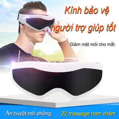 Kính Massage Thư Giãn Cho Mắt 9 Chế Độ Rung – Giảm Mỏi Mắt, Quầng Thâm, Hỗ Trợ Ngủ Ngon
