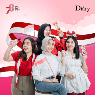 Xịt Body Mist Nhũ Kim Tuyến Diary Eau De Perfume Fine Mist (03 Mùi Hương)