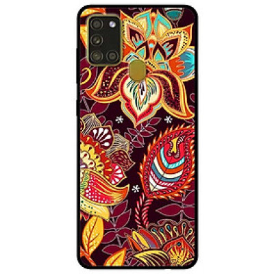 Ốp lưng dành cho Samsung Galaxy A21s mẫu Họa Tiết Hoa Đa Màu