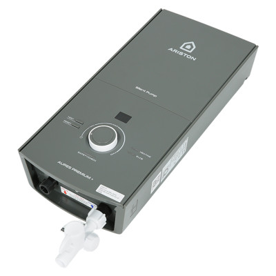 Máy nước nóng trực tiếp Ariston 4500W AURES PREMIUM+ 4.5P, có bơm trợ lực, phù hợp miền Nam hoặc khu vực trên 20°C [Hàng Chính Hãng]