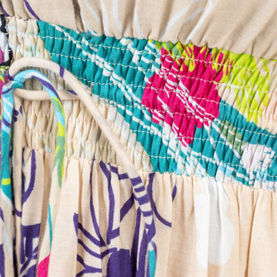 Maxi Đuôi Cá Hở Lưng Cotton Isla Bonita