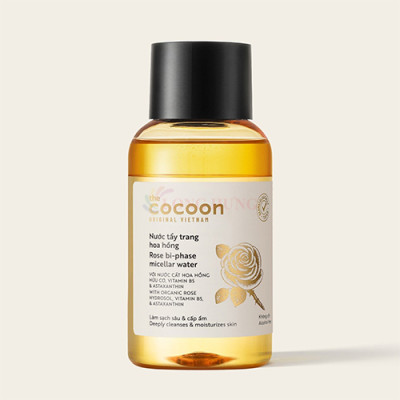 Nước tẩy trang hoa hồng Cocoon làm sạch và cấp ẩm (140ml/310ml/500ml) - Hàng chính hãng