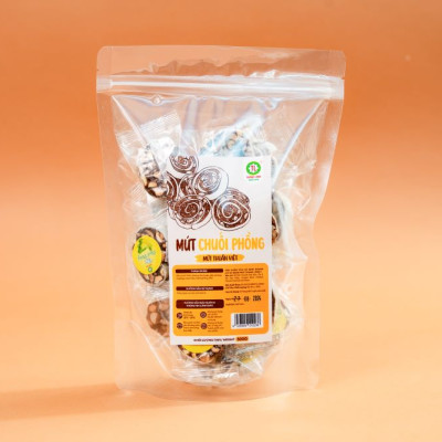 MỨT CHUỐI PHỒNG - KẸO CHUỐI PHỒNG THÀNH LONG 500G - VIỆT NAM