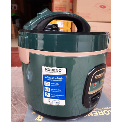 Nồi cơm điện 1,2 lít KORENO KN-612 lòng nồi dày 3 lớp hàng chính hãng bảo hành 12 tháng