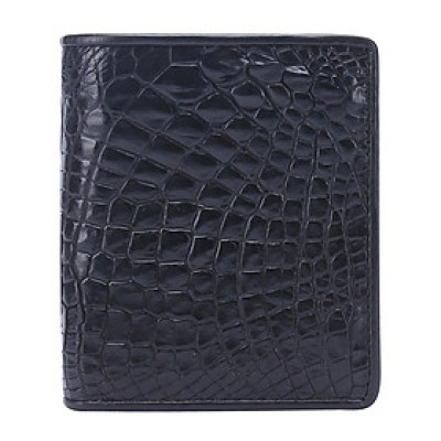 Ví nam da cá sấu màu đen HJ92222-25-28-32-36-54 