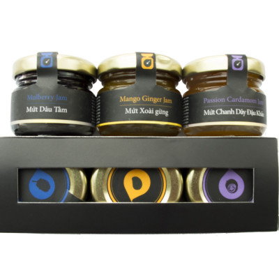 Hộp 3 Lọ Mứt Trái Cây 30g La Petite Epicerie Saigon 