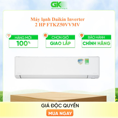 Máy lạnh Daikin Inverter 2 HP FTKZ50VVMV - Hàng chính hãng (chỉ giao HCM)