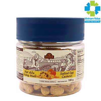 Hạt điều trứng muối Salted Egg Cashew 200g Lafooco