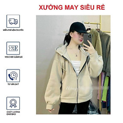 Áo khoác chống nắng cho nữ dây kéo trơn cực chất thời trang-A872