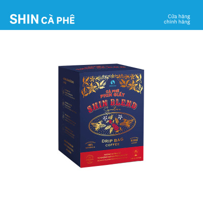 Cà phê SHIN Signature - SHIN Cà Phê - Phin giấy - Hộp 10 gói