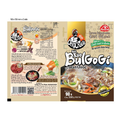 Sốt Xào Bulgogi Kiểu Hàn Quốc Ông Chà Và 90gr
