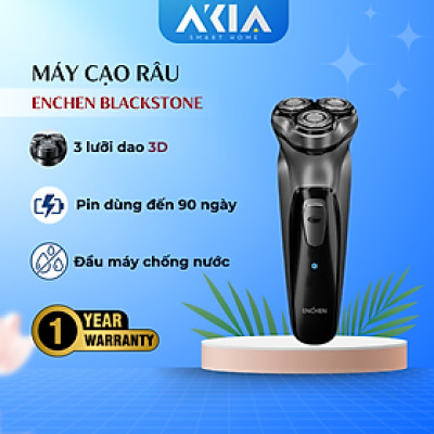 Máy cạo râu Enchen Blackstone 3 - Chống nước IPX7, pin sạc, Lưỡi dao nổi 3D - Hàng chính hãng