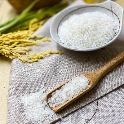 Gạo Hoa Lúa Xanh - Túi 2kg - Tơi xốp, mềm cơm, dẻo ít, thơm nhẹ