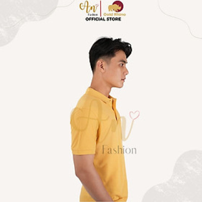 Áo Polo Nam Màu Vàng Nghệ Cao Cấp Với Chất Vải 100% Cotton - Gold Rhino