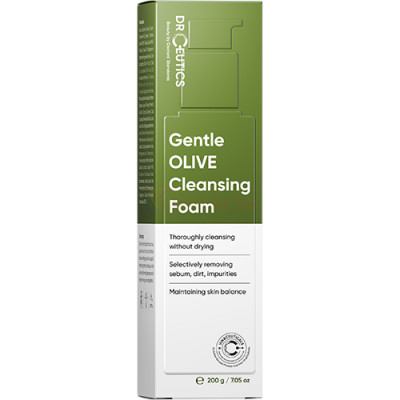 Sữa rửa mặt DrCeutics Gentle Olive Cleansing Foam (200g) - Hàng chính hãng