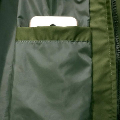 Áo khoác dù chống thấm nước 2 lớp cao cấp  AK34 - Đen