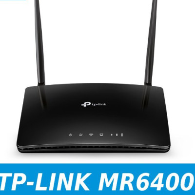 Router TP-LINK Wi-Fi 4G LTE Tốc Độ 300 Mbps TL-MR6400 V5.2 - Hàng chính hãng