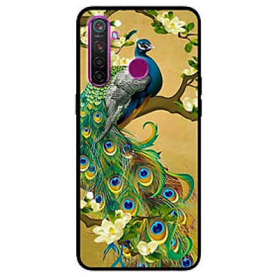 Ốp lưng dành cho Realme 6i mẫu Công Xanh Hoa Trắng