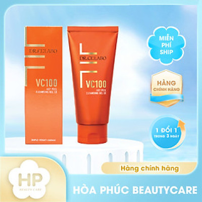 Gel Tẩy Trang Nóng Tẩy Sạch Lớp Trang Điểm Dưỡng Da Trắng Mịn Dr.Ci:Labo VC 100 Hot Peel Cleasing (Tuýp 150 G)