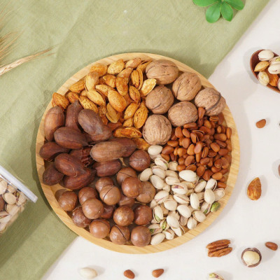 Mixed nuts 6 loại hạt dinh dưỡng Macca, Óc Chó, Hạnh Nhân, Hạt Hồ Đào, Hat Dẻ Cười, Hạt Thông (hũ 500gr)