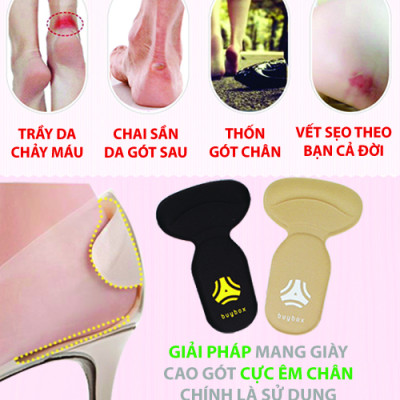 Combo 03 phụ kiện chuyên dùng mang giày cao gót êm chân (mũi tròn) - buybox - BBPK09-11-50