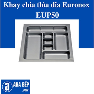 KHAY CHIA THÌA DĨA NHỰA CAO CẤP EURONOX EUP50. Hàng Chính Hãng 