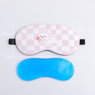 Tấm Che Bịt Mắt Có Túi Gel Làm Mát Giảm Căng Thẳng Kích thước 19x10 cm- Giao ngẫu nhiên