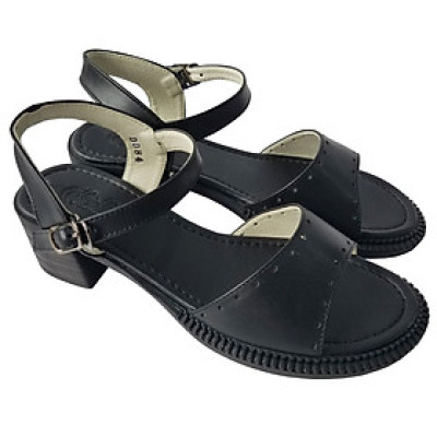 Giày Sandal Cao Gót Da Bò BIGGBEN Cao 4 Phân SDCG141