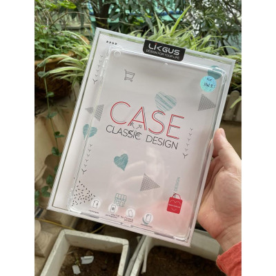 Ốp lưng trong suốt, không ố vàng, chống sốc 4 góc cho Apple iPad 9.7 2017/2018- hàng chính hãng Likgus