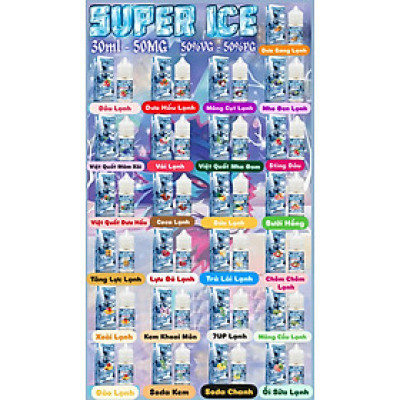 [ chính hãƞg ] Kem Đánh Răng SUPER ICE dung tích 30ML hương vị thơm mát