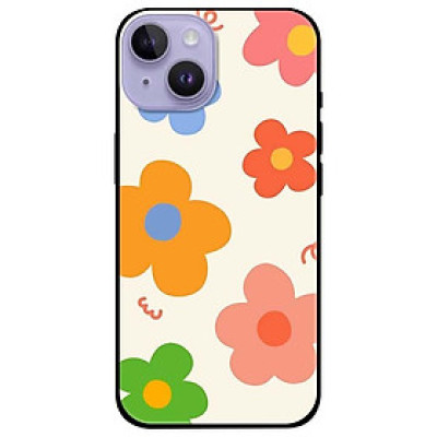 Ốp lưng dành cho Iphone 14 - Iphone 14 Plus - Iphone 14 Pro - Iphone 14 Pro Max - Hoa Màu Sắc Vàng