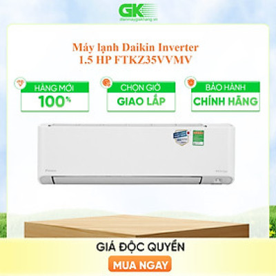 Máy lạnh Daikin Inverter FTKZ35VVMV 1.5 HP - Hàng chính hãng - Chỉ giao tại TPHCM