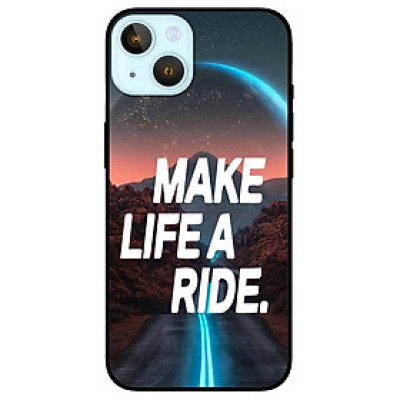 Ốp lưng cho IPhone 14 - 14 Plus - 14 Pro - 14 Pro Max - Make Life Trăng Xanh - Hàng Chính Hãng