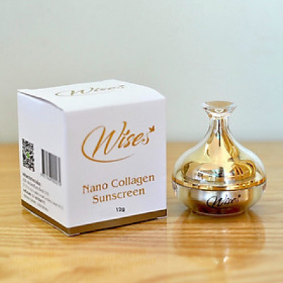 Kem Chống Nắng Che Khuyết Điểm WISE Nano Collagen Sunscreen 12g THÁI LAN