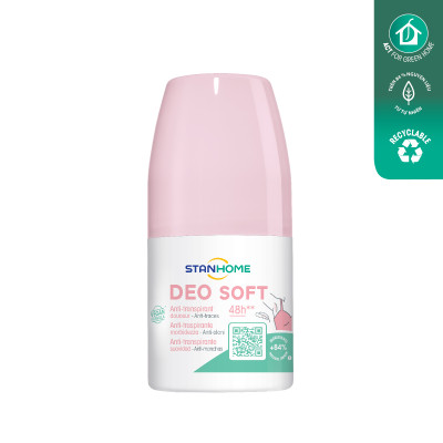 Lăn khử mùi STANHOME FAMILY EXPERT Deo Soft 50ml - không cồn, dành cho da nhạy cảm