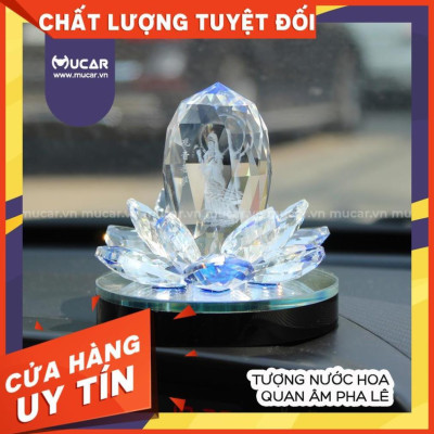 Tượng nước hoa quan âm GẮN taplo , tượng trang trí ô tô
