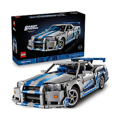 Đồ Chơi Lắp Ráp Xe Đua Nissan Skyline GT-R (R34) LEGO TECHNIC 42210 (1410 chi tiết)