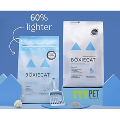 ￼[7.26kg] Cát vệ sinh Boxiecat hương tự nhiên không bụi 99.99% sản xuất tại Mỹ