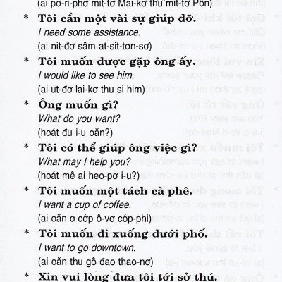 Căn Bản Đàm Thoại Tiếng Anh (Dành Cho Tài Xế Taxi, Cyclo, Honda Ôm) (Tái Bản)